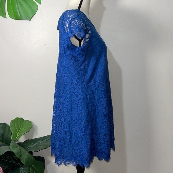 Free People Stardust Lace Dress in Blue Sz. Small - Picture 8 of 13